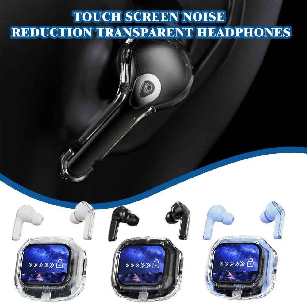 AirMax A9 TWS Wireless Earphones with Smart Touch Display Screen & Long Battery Life Noise Cancelling - Image 4